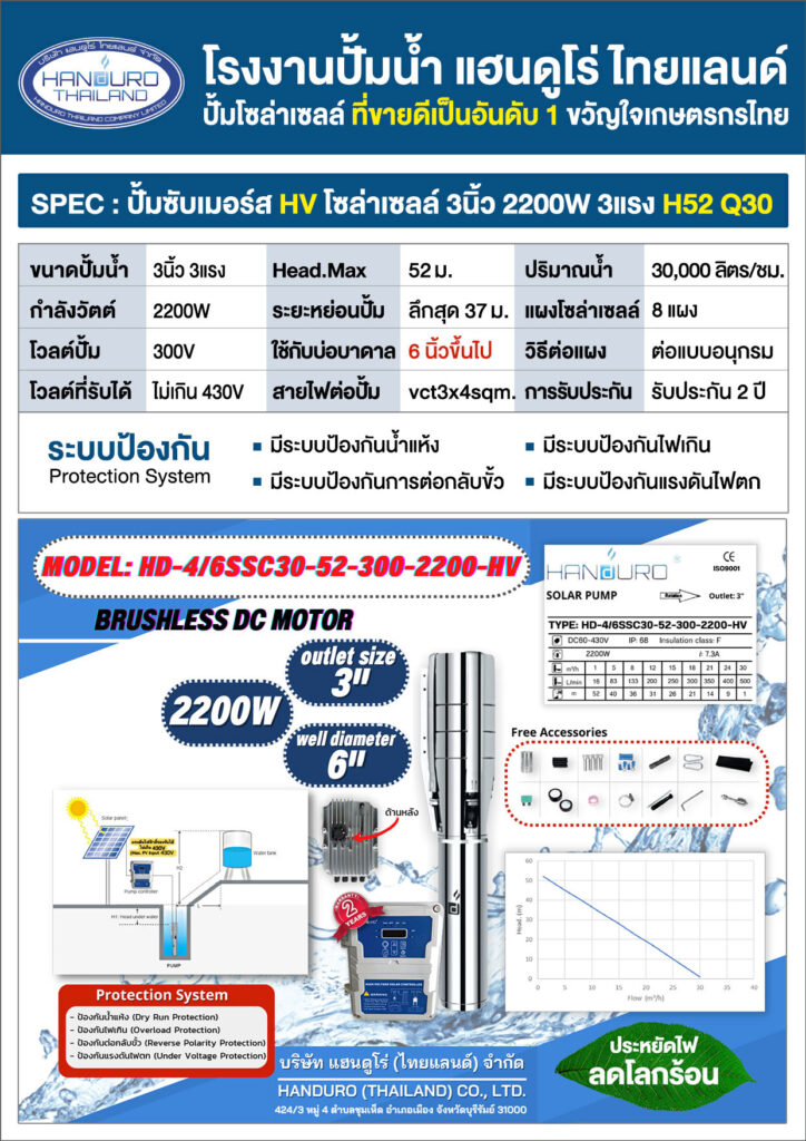 6ปั้มซับเมอร์ส3นิ้วHV-2200WH52Q30-P1